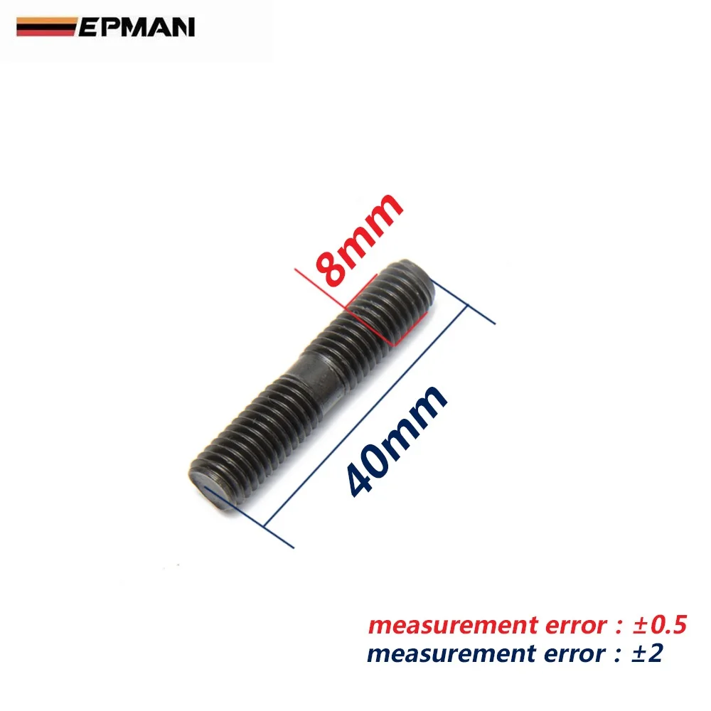EPMAN 9 x pernos Turbo + tuerca de bloqueo para Nissan S13 S14 S15 SR20 CA18 T2 T25 T28 turbocompresor EP-CGQ178 - imagen 2