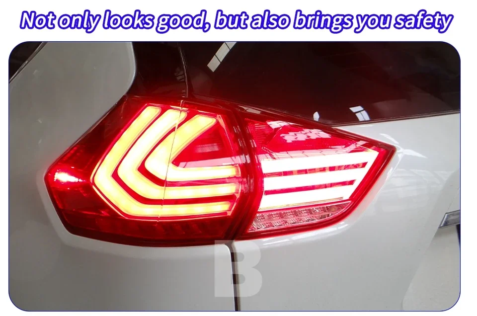 Luces traseras LED estilo Lexus instaladas en Nissan X-Trail