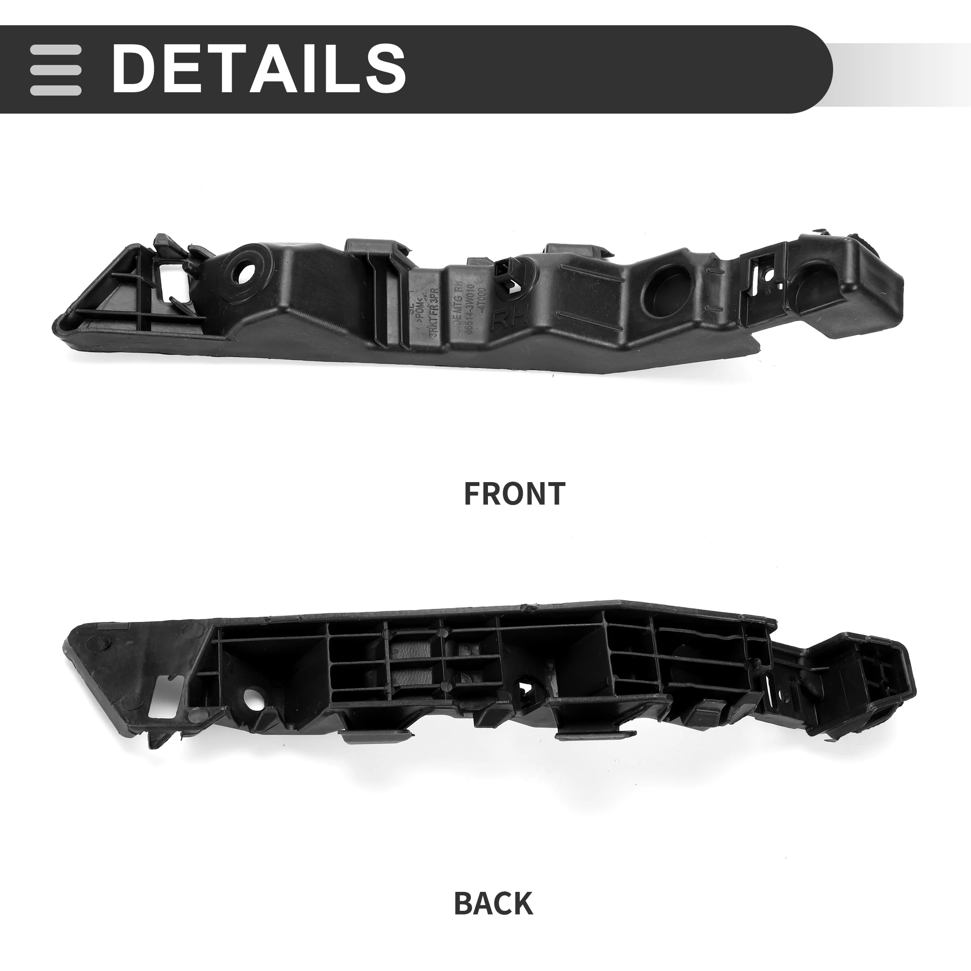 Soporte parachoques delantero derecho UXCELL 865143W000 Kia Sportage - imagen 5