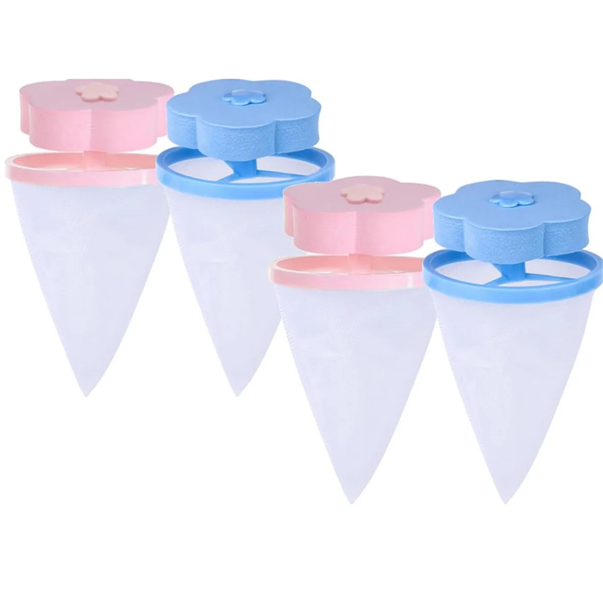 40 Uds. Eliminación de malla de filtrado de pelo flotante, recogedor de pelusa para mascotas de lavandería para lavadora para lavandería - imagen 4