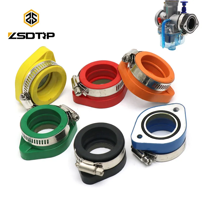 ZSDTRP Adaptador carburador moto PE26 PWK21 – tubo entrada 110-200cc