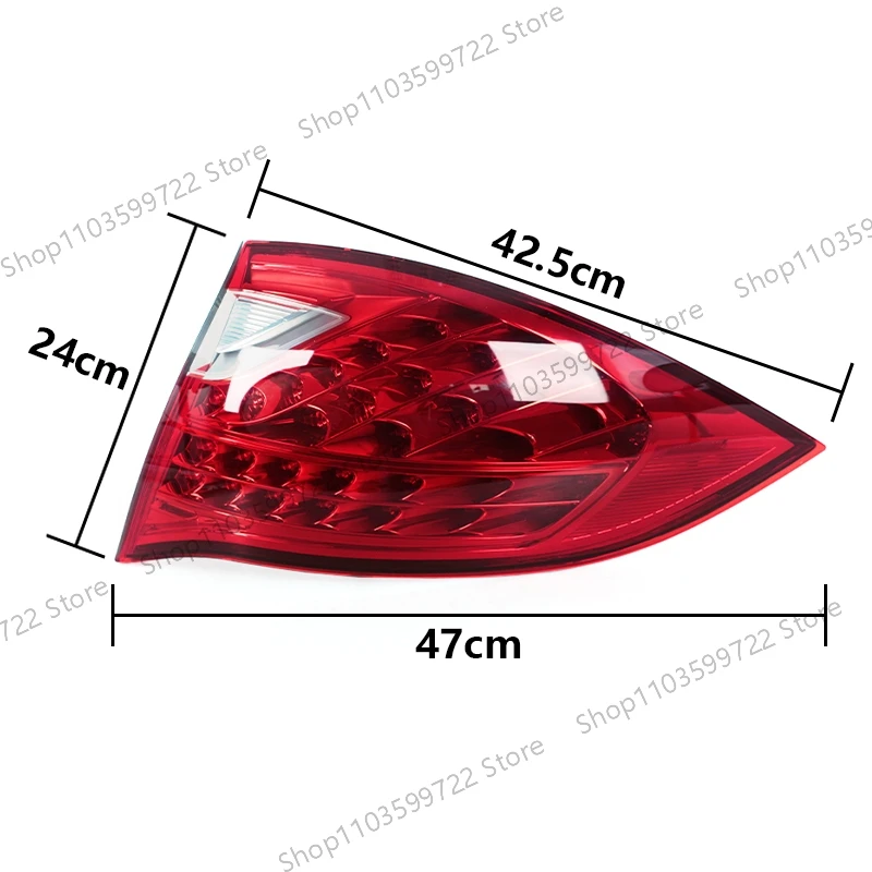Para Porsche Cayenne 2011 2012 2013 2014 versión estadounidense luz trasera de freno de coche luz de marcha atrás luz de giro luz de advertencia de conducción - imagen 2