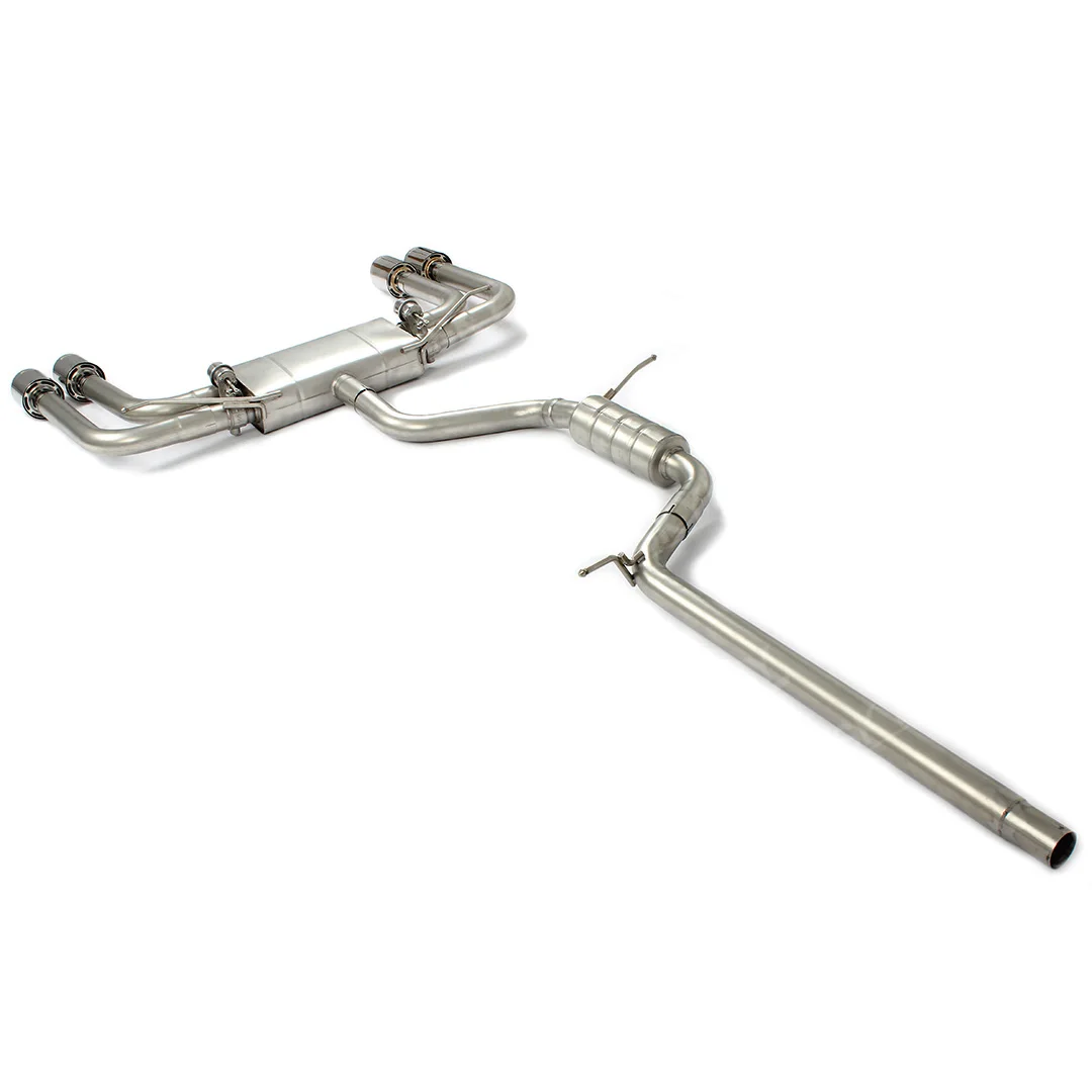 Escape cat-back inoxidable con válvula para VW Golf GTI Mk7.5 2.0 T - imagen 4