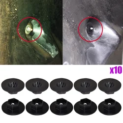 Clips guardabarros originales Kia Rio 2011-2018 negros para fijación