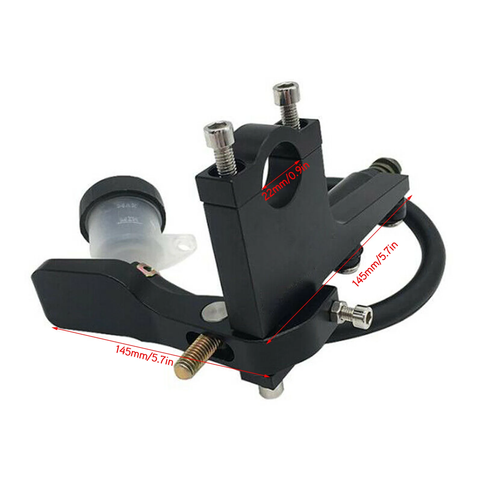 Kit palanca de freno de pulgar para moto, cilindro maestro trasero 7/8 - imagen 2