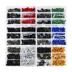 Kit de tornillos de carenado universales para motocicleta