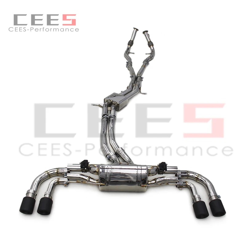 Escape cat-back Cees Turbo Sport con válvula para Porsche Cayenne 4.0T - imagen 4