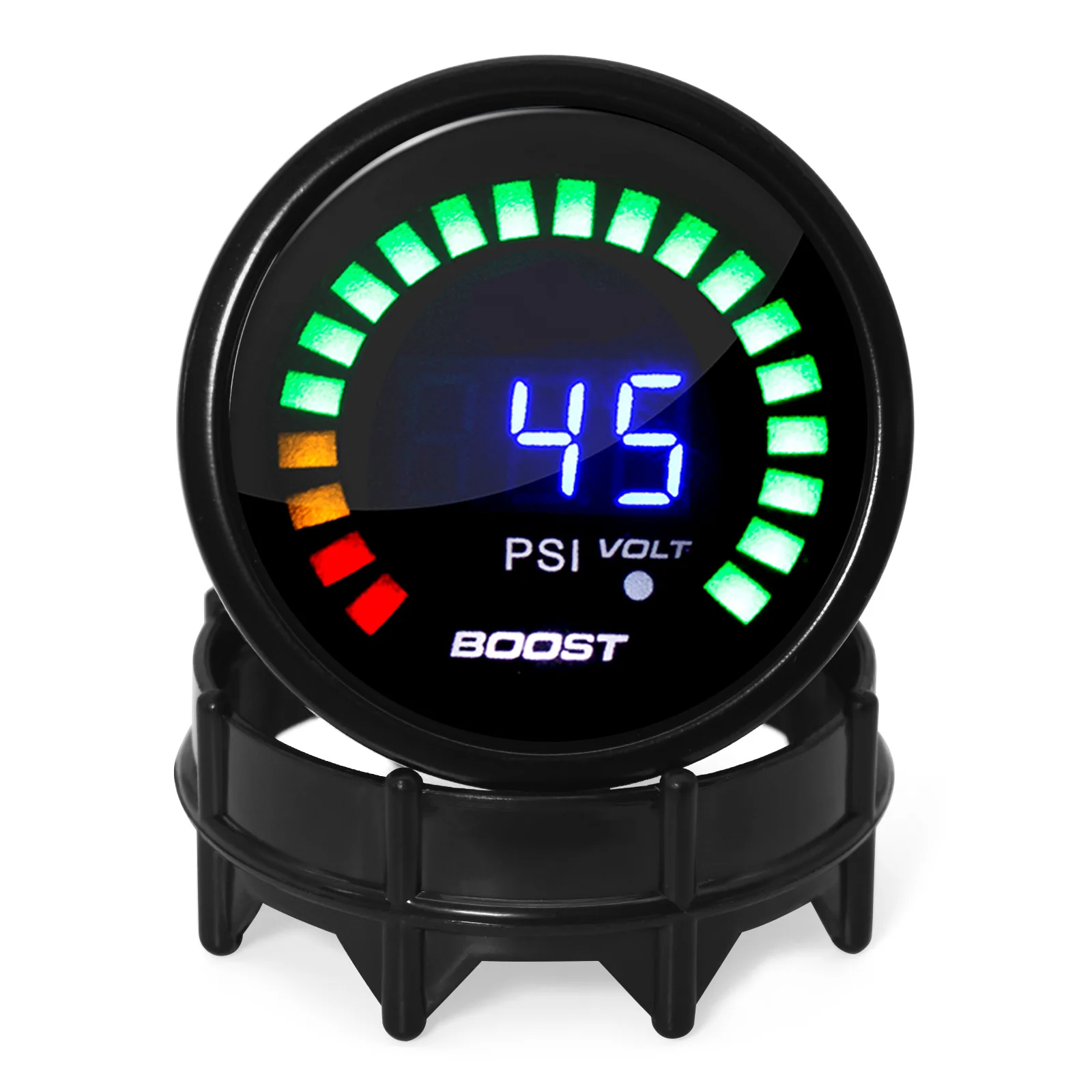 BRM Medidor de presión de turbo 52 mm, 1-3 bar, analógico 12V - imagen 5