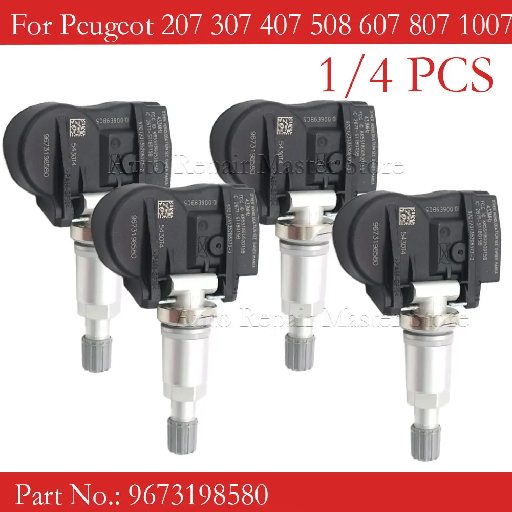 Sensor de presión TPMS 9681102280 para Citroën C4 y Peugeot 207 - imagen 2