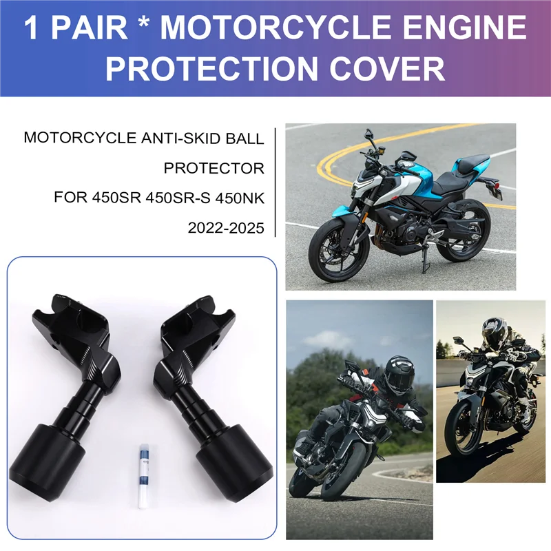 Protector de motor y topes anticaída CFMOTO 450SR/450NK - imagen 4