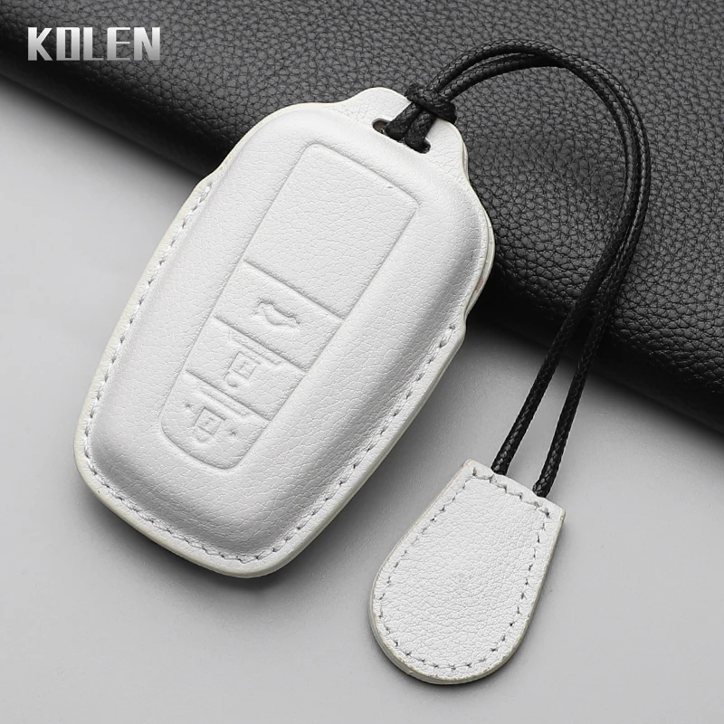 Funda de cuero para llave Toyota Prius, Camry, Corolla, RAV4 y C-HR