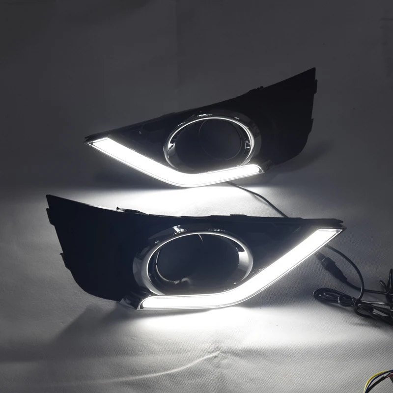 Luces diurnas LED con intermitente ámbar para Honda BR-V 2012-2016 - imagen 5