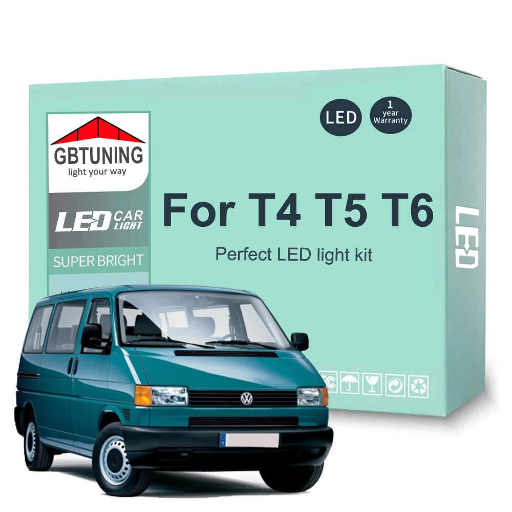 Kit bombillas LED interior Canbus VW Transporter T5 T6