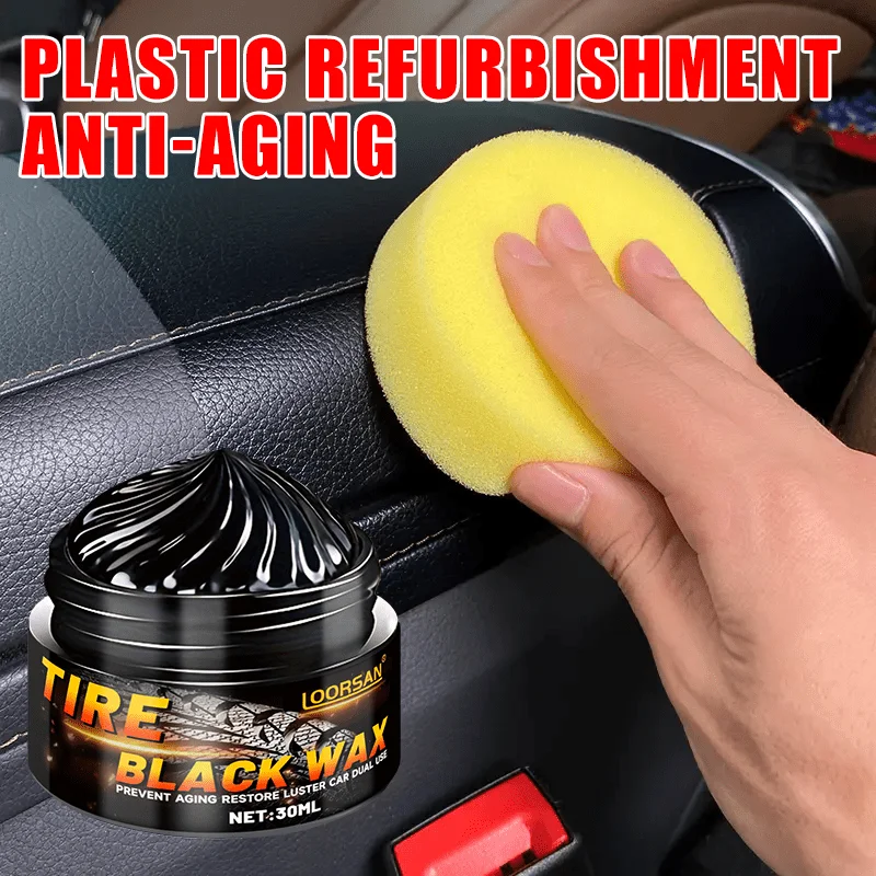 Crema hidratante TIRE BLACKWAX protectora para neumáticos y parachoques - imagen 2