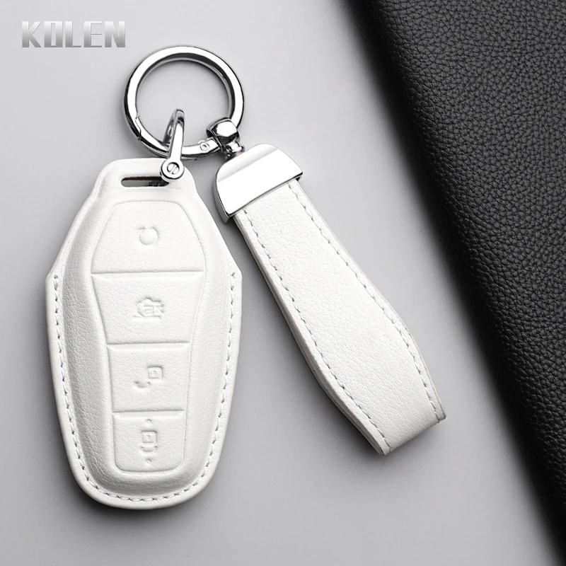 Funda de cuero para llave BYD Atto 3 – Protector de mando - imagen 5
