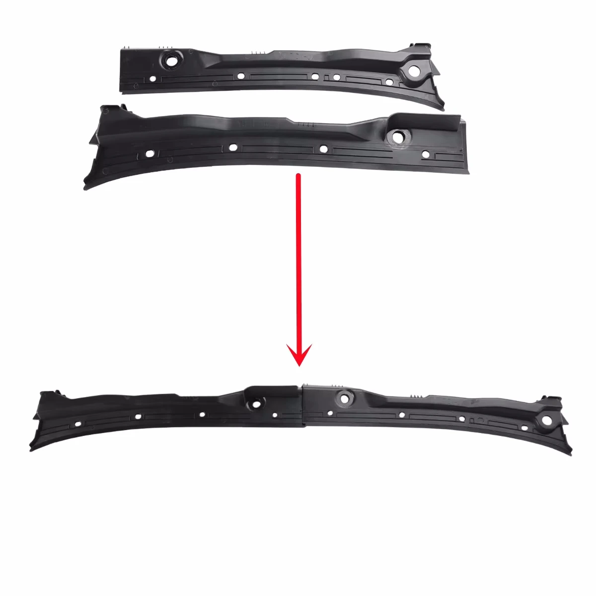 Tapa limpiaparabrisas BMW E39 525i 528i 530i 540i M5 1997-2003 - imagen 2