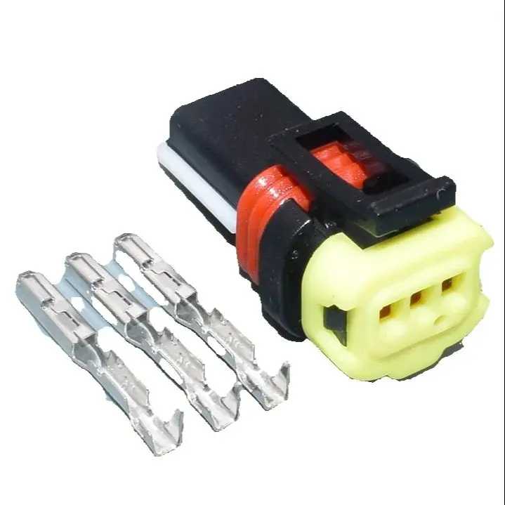 Conector hembra SHHWorldSea 3 pines con terminales 1-936527-2