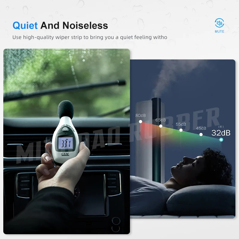 Limpiaparabrisas trasero de 14 "para Honda CR-V CRV MK3 2007 2008 2009 2010 2011 parabrisas ventana trasera - imagen 5