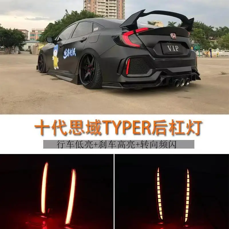 Luces LED de parachoques trasero Honda Civic Hatchback 2018