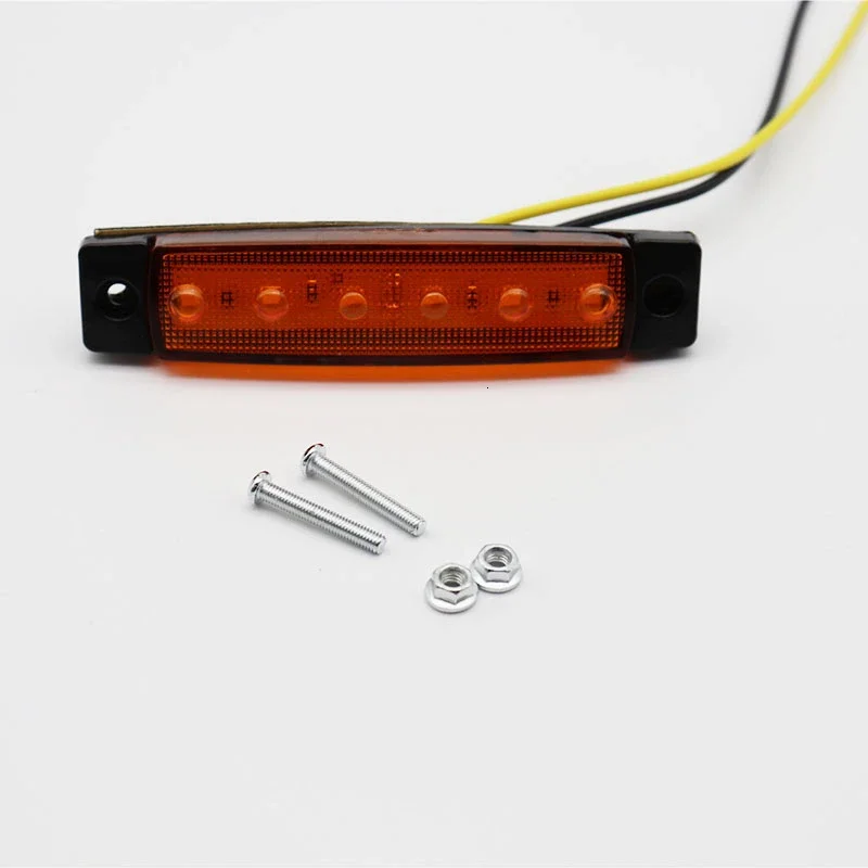 Luz LED ámbar de indicador de remolque para camión lateral trasera - imagen 3