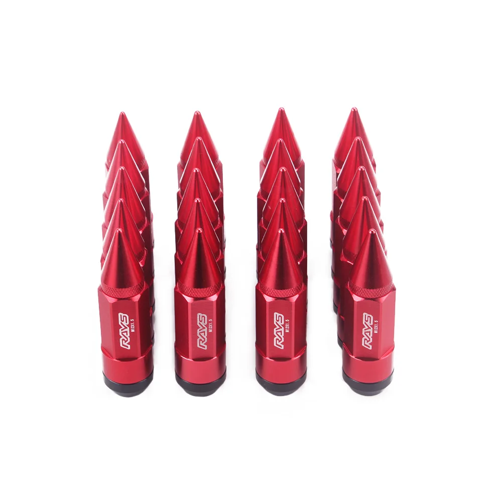 Tuercas de rueda tuner extendidas en varios colores