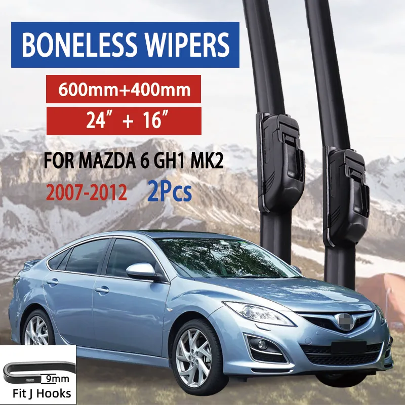 Kit gomas limpiaparabrisas perfil U Mazda 6 GH1 2007-2012