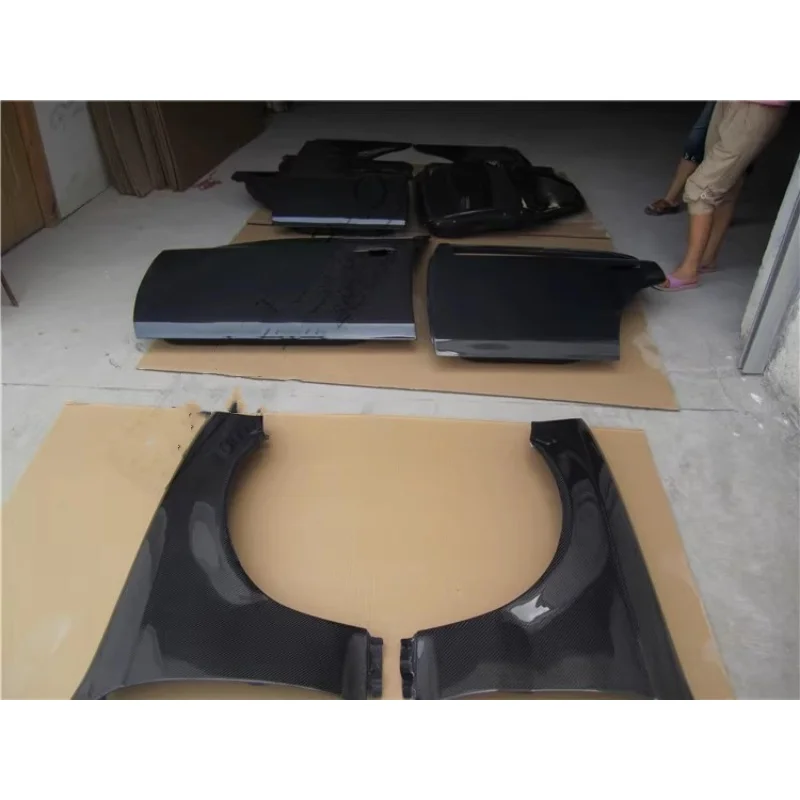 Guardabarros de fibra de carbono para Honda civic EK3 96-98, ceja de rueda modificada, accesorios ligeros para coche - imagen 2