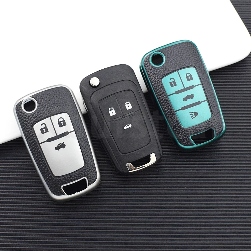 Funda instalada en llave de coche