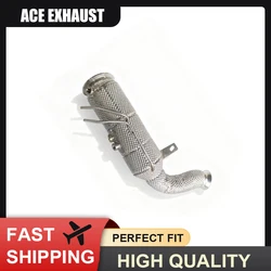 Bajante Cat ACE SUS304 para Audi A4/A5/Q5 B9 2.0T - Escape alto flujo