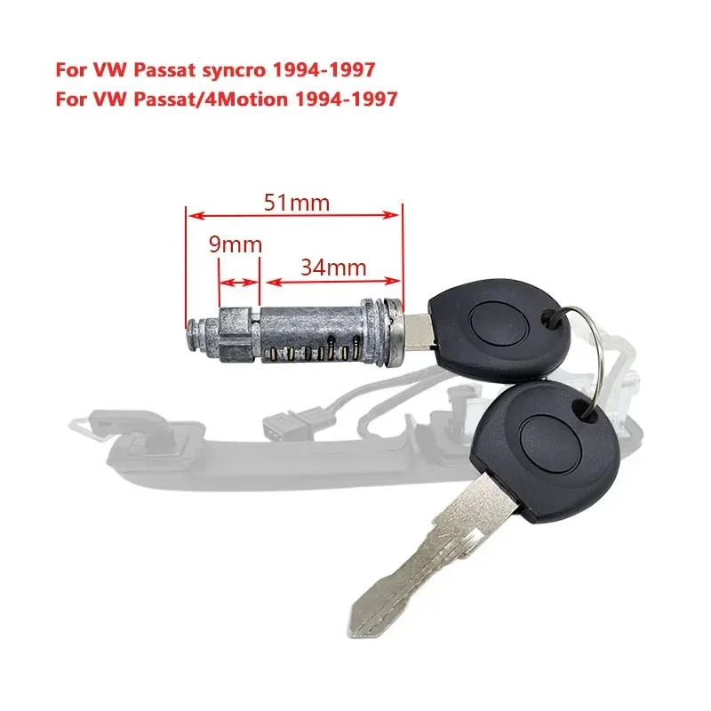 Kit reparación manija puerta exterior VW Passat B4 - imagen 3