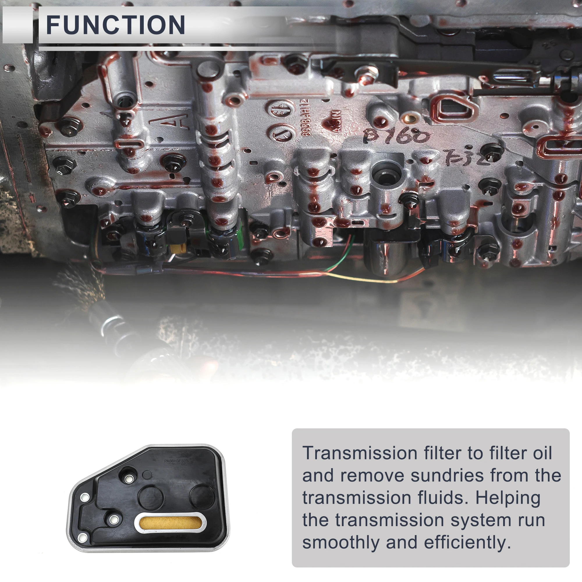 Kit junta filtro transmisión UXCELL Mitsubishi Galant 1992-1998 automática - imagen 3