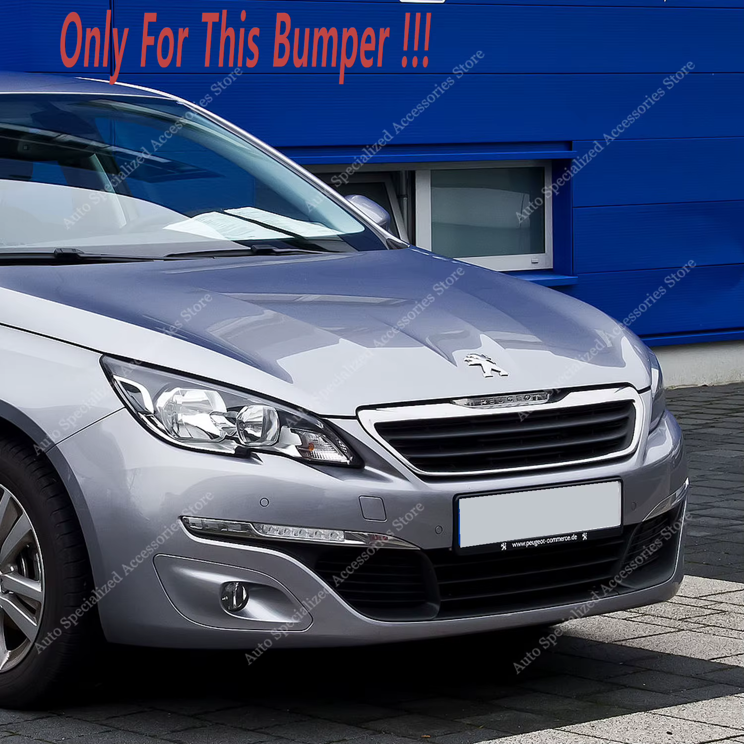 Alerón delantero para Peugeot 308 II T9 instalado