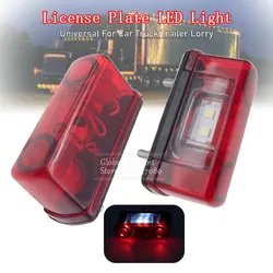 Luz de matrícula LED impermeable blanca homologada