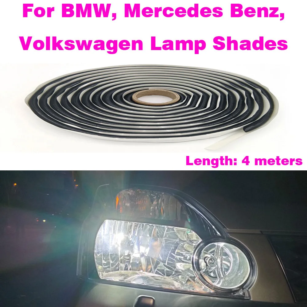 Sellador de butilo negro para faros y pilotos, impermeable