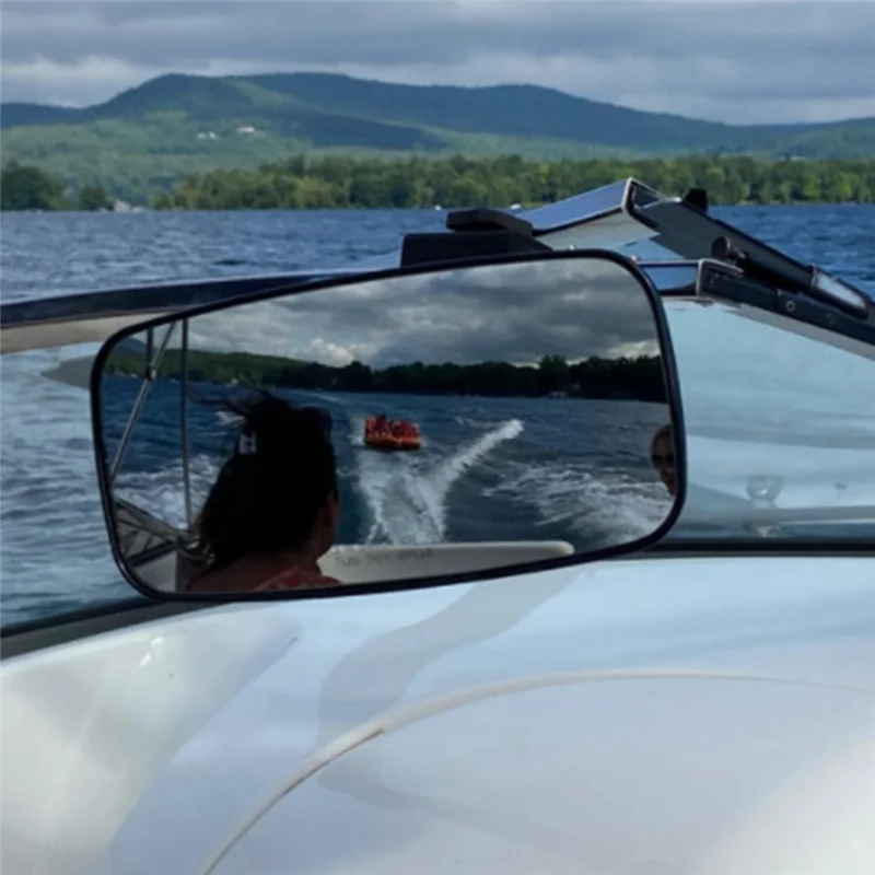 Espejo retrovisor marino grande con abrazadera para barco y esquí acuático - imagen 4