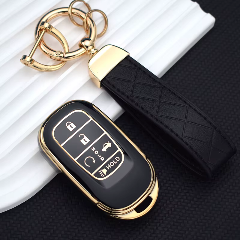 Funda de llave de coche en diferentes vistas