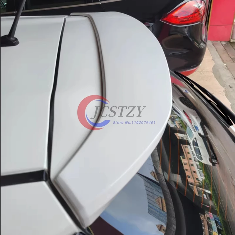 Para Toyota Yaris Spoiler 2014 - 2022 ABS plástico sin pintar Color alerón trasero del techo alerón del maletero estilo del coche