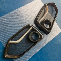 Tapa antiniebla de fibra de carbono para Honda Civic FK7