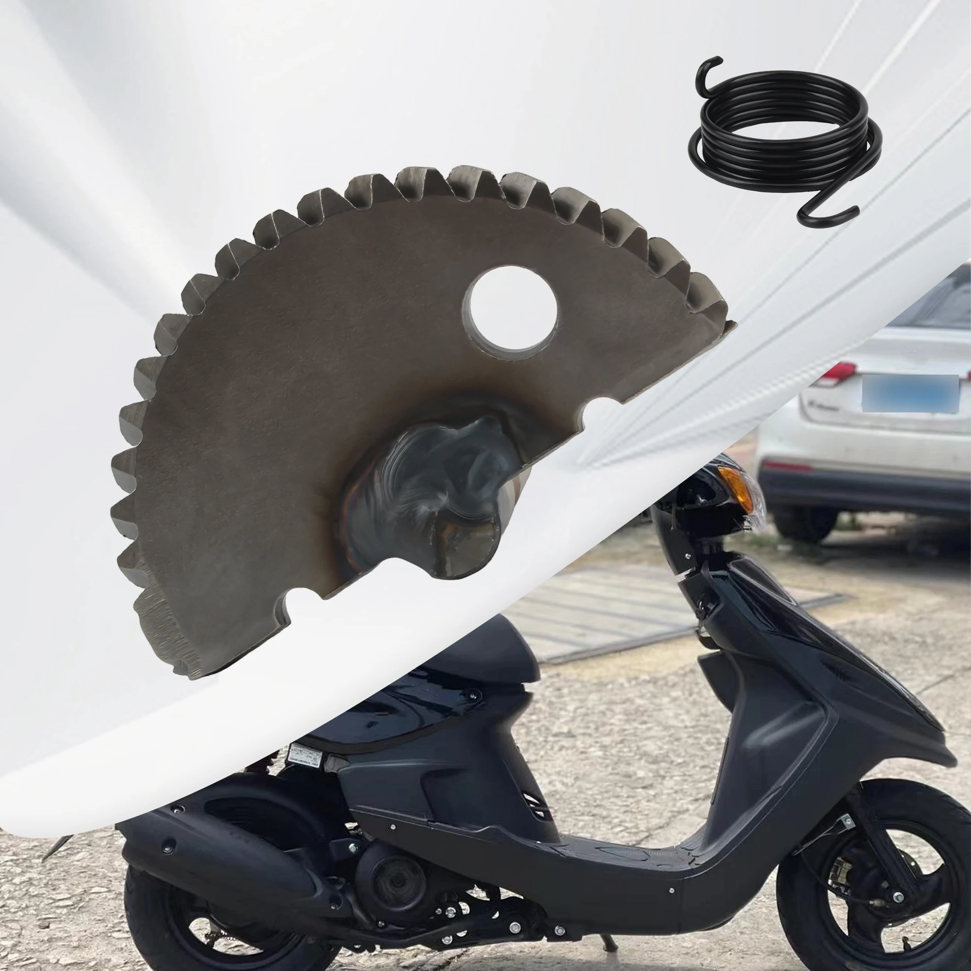 Kit engranaje arranque motor GY6 Lifan 139QMA 139QMB 50-100cc - imagen 2