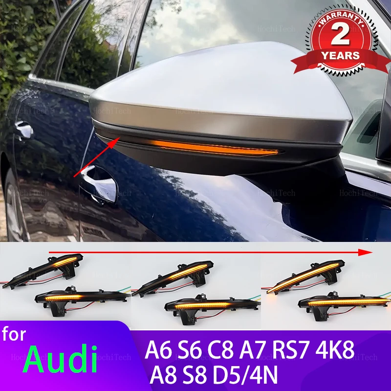 Intermitentes dinámicos LED para espejo Audi A6/A7/A8 C8/D5