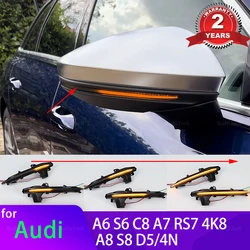 Intermitentes dinámicos LED para espejo Audi A6/A7/A8 C8/D5