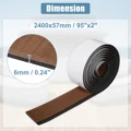 2400x57mm Brown c