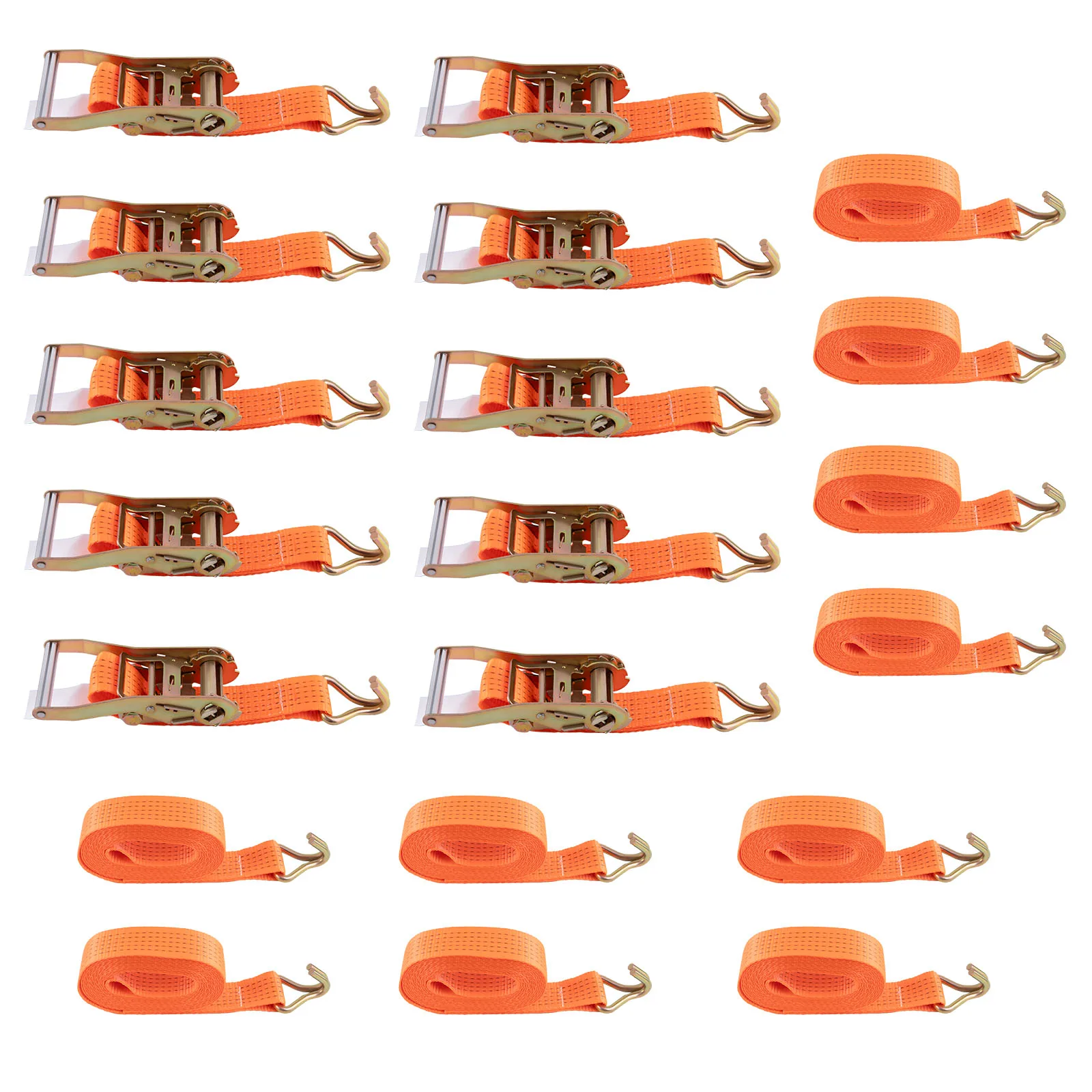 Correas de trinquete 5 t x 6 m con gancho de garra - imagen 2