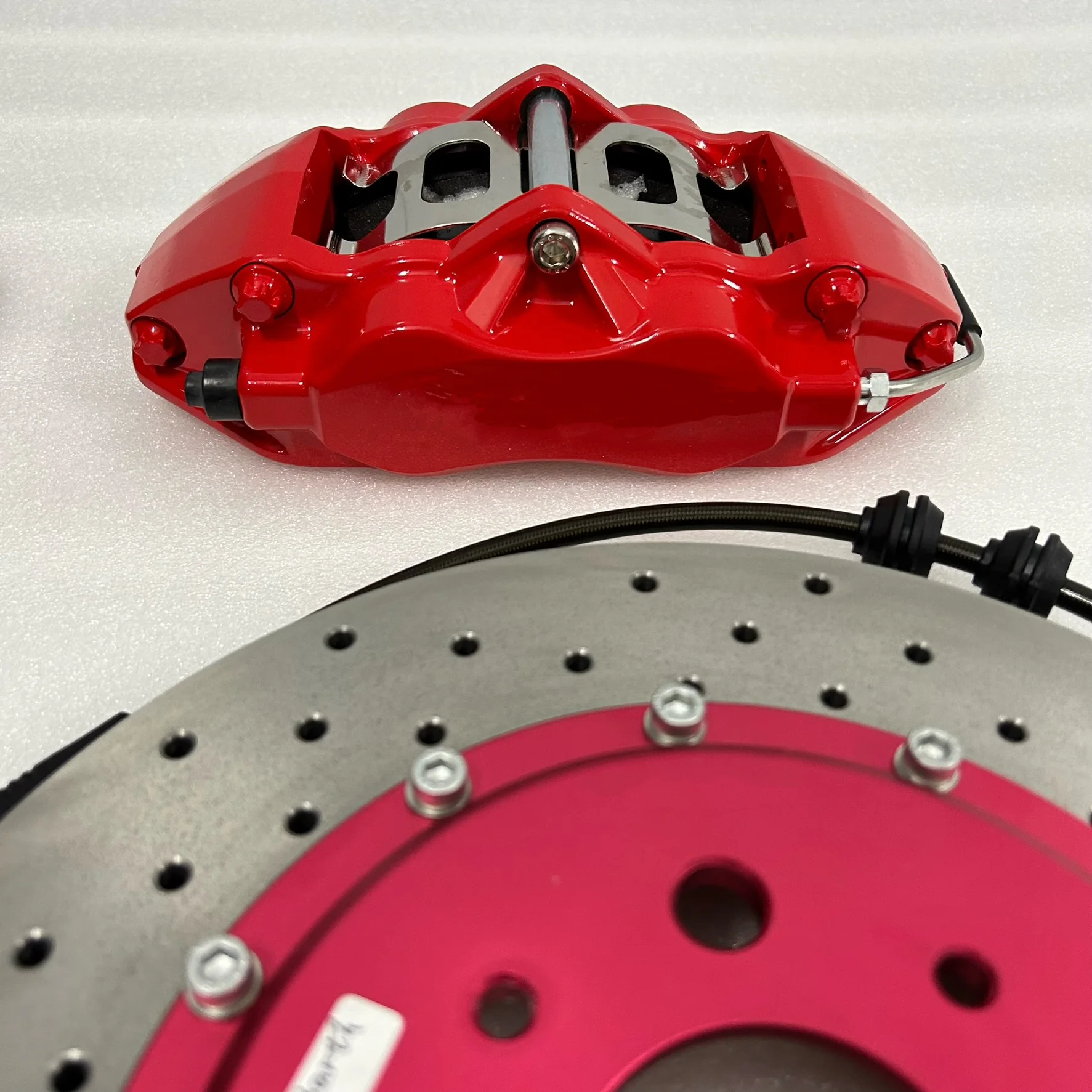 Jekit Kit de frenos de cuatro ollas Rotor de disco de 300*28 mm para Clio MK4 RS - imagen 3