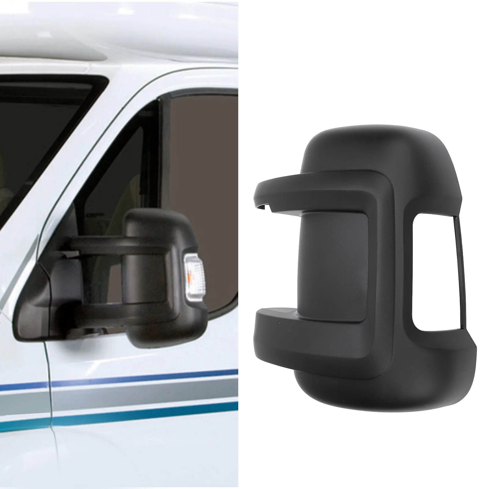 Embellecedor espejo Fiat Ducato 250 negro desde 2006 - imagen 4