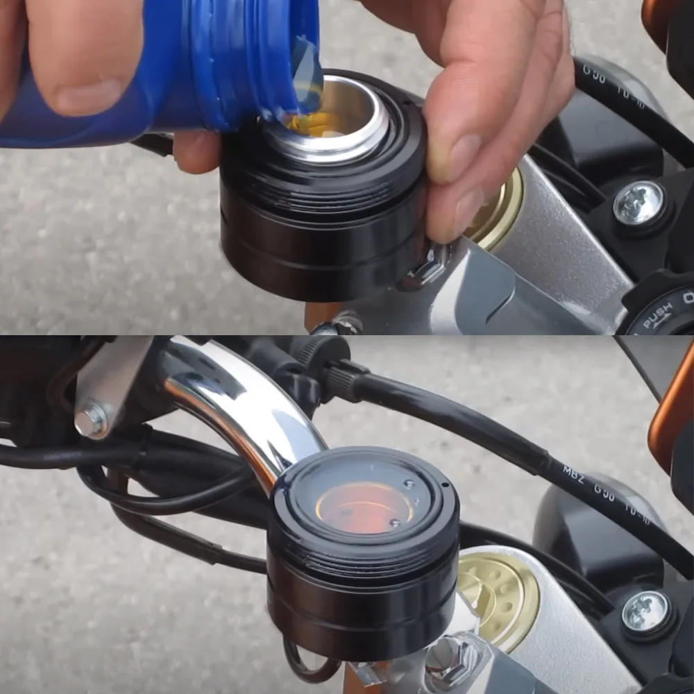 Inyector lubricador para cadena de motocicleta