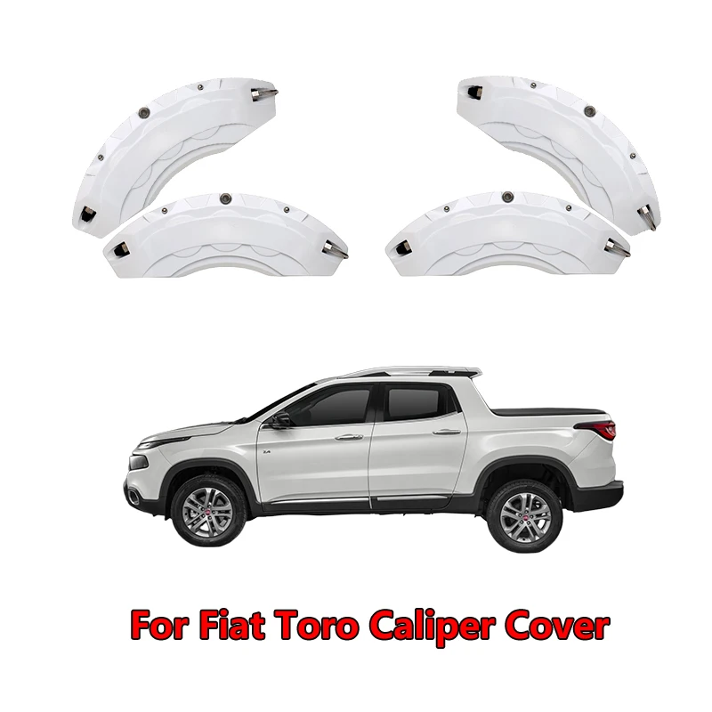 Cubrepinzas de freno de aluminio Fiat Toro delanteras y traseras