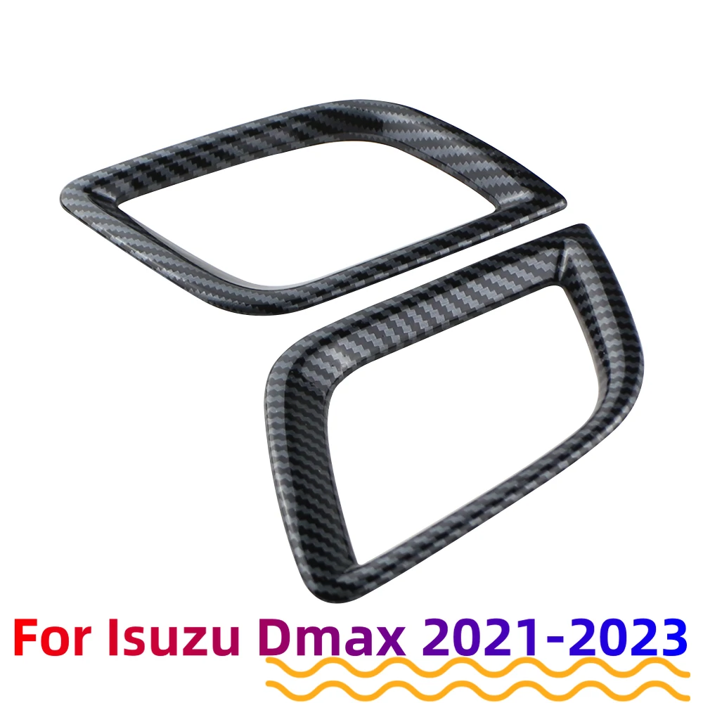 Cubierta de ventilación de aire acondicionado, embellecedor de Panel de salida de CA, ABS, para ISUZU DMAX D-MAX D MAX 2021 2022 2023 - imagen 2