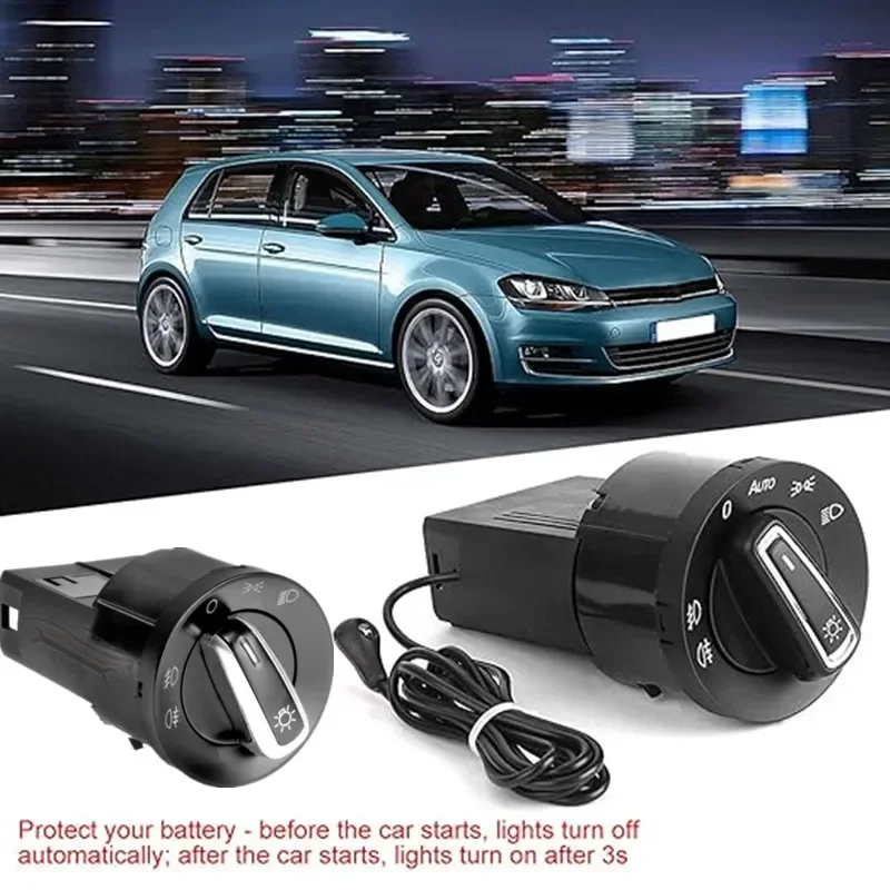 Interruptor de luces VW 3BD941531 con o sin sensor para Golf y Passat