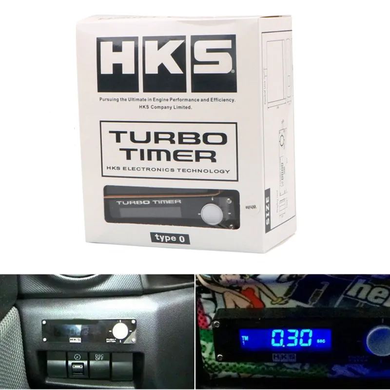 Temporizador Turbo universal con pantalla LED digital blanca/roja/azul